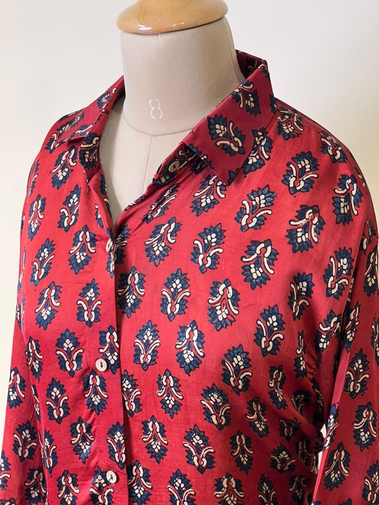 Ajrakh Modal Shirts 5015 RED 3
