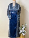 Ajrakh Mashru Silk Kurti 5053 BLUE