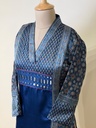 Ajrakh Mashru Silk Kurti 5053 BLUE