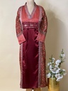 Ajrakh Mashru Silk Kurti 5053 RED