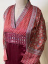 Ajrakh Mashru Silk Kurti 5053 RED