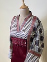 Ajrakh Mashru Silk Kurti 5053 IVORY