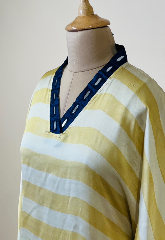 Ajrakh Modal Kaftans 4803 IVORY 2