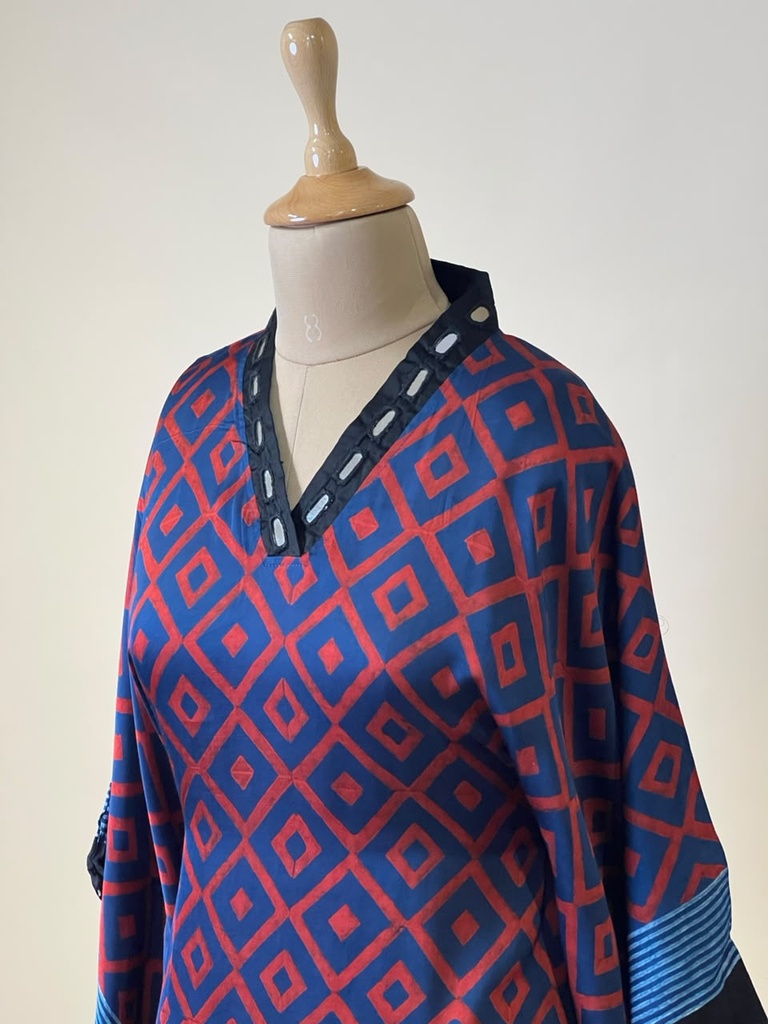 Ajrakh Modal Kaftans 4803 BLUE 2