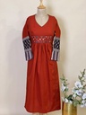 Premium Cotton Kurti 5029 orange