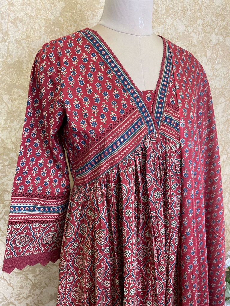 Premium Cotton Kurti Set 4610