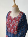 Ajrakh Aline Cotton Kurti 5028