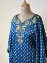 Premium Ajrakh Silk Kaftans 4801 BLUE 4