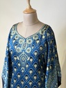Premium Ajrakh Silk Kaftans 4801 BLUE 5