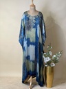 Premium Ajrakh Silk Kaftans 4801 BLUE 7