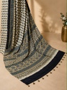Handwork Ajrakh Modal Silk Sarees 5036 S2