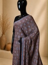 Handwork Ajrakh Modal Silk Sarees 5036 S3