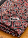 Handwork Ajrakh Modal Silk Sarees 5036 S4