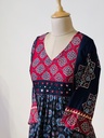Ajrakh Cotton Aline Kurti 5029