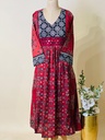 Ajrakh Cotton Aline Kurti 5029
