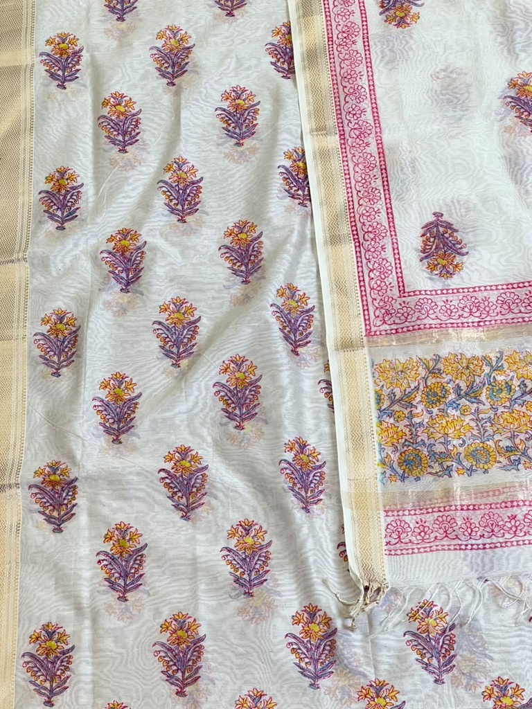 Handloom Maheshwari Silk Suits 5025