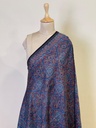 Ajrakh Chanderi Silk Dupatta 5017 BLUE D