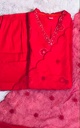 Premium Cotton embroidered Kurti set 5043 PINK