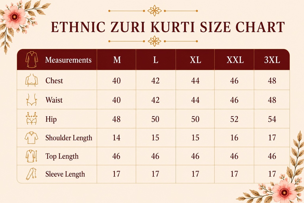 Ajrakh Cotton Aline Kurti 5029 RED