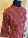 Ajrakh Kantha Cotton Kurti  