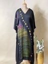 Shibori Modal Kaftans 4803 BLACK