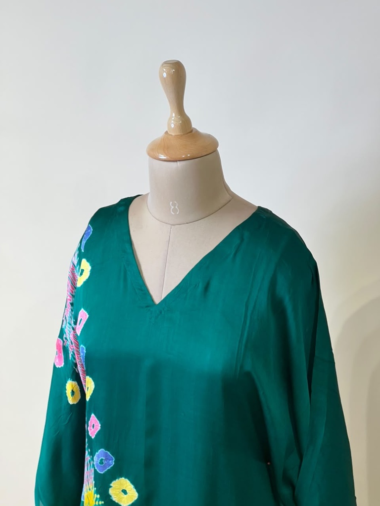 Shibori Modal Kaftans 4803 DARK GREEN