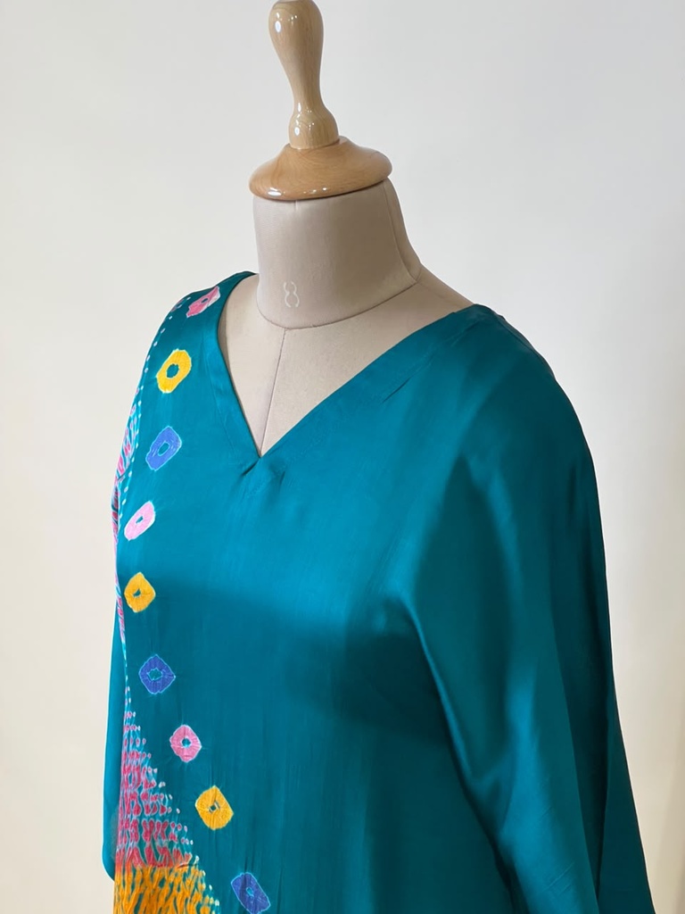 Shibori Modal Kaftans 4803 GREEN