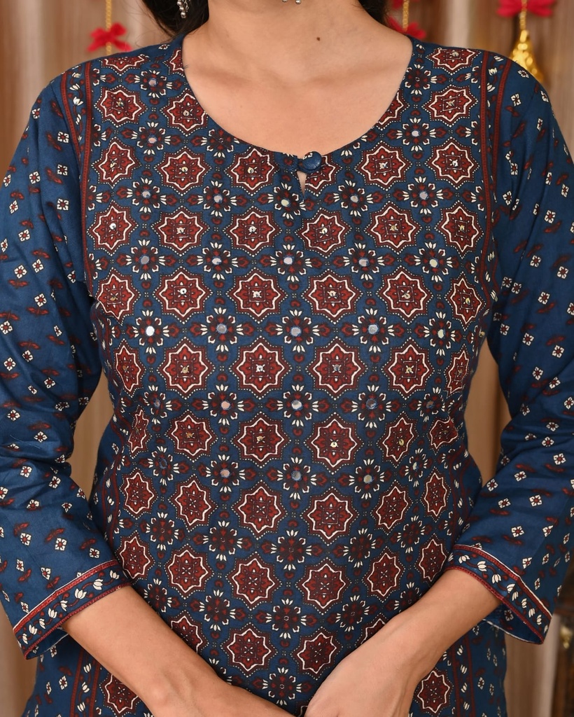 Cotton Kurti Sets 5043