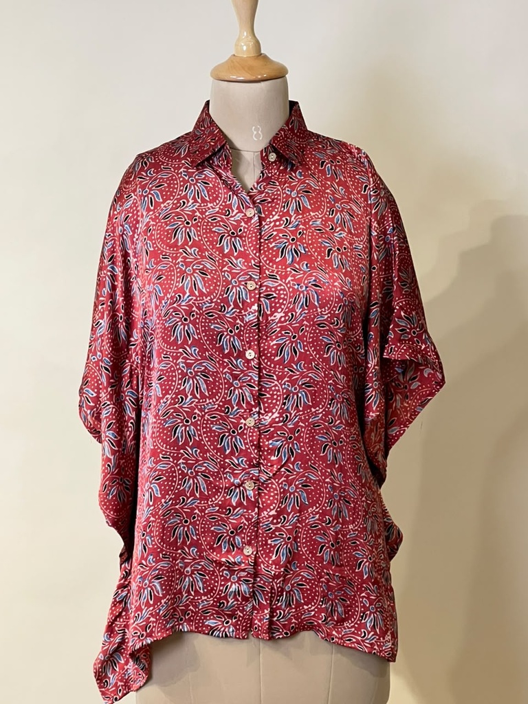 Ajrakh Modal Shirt Kaftans 5015