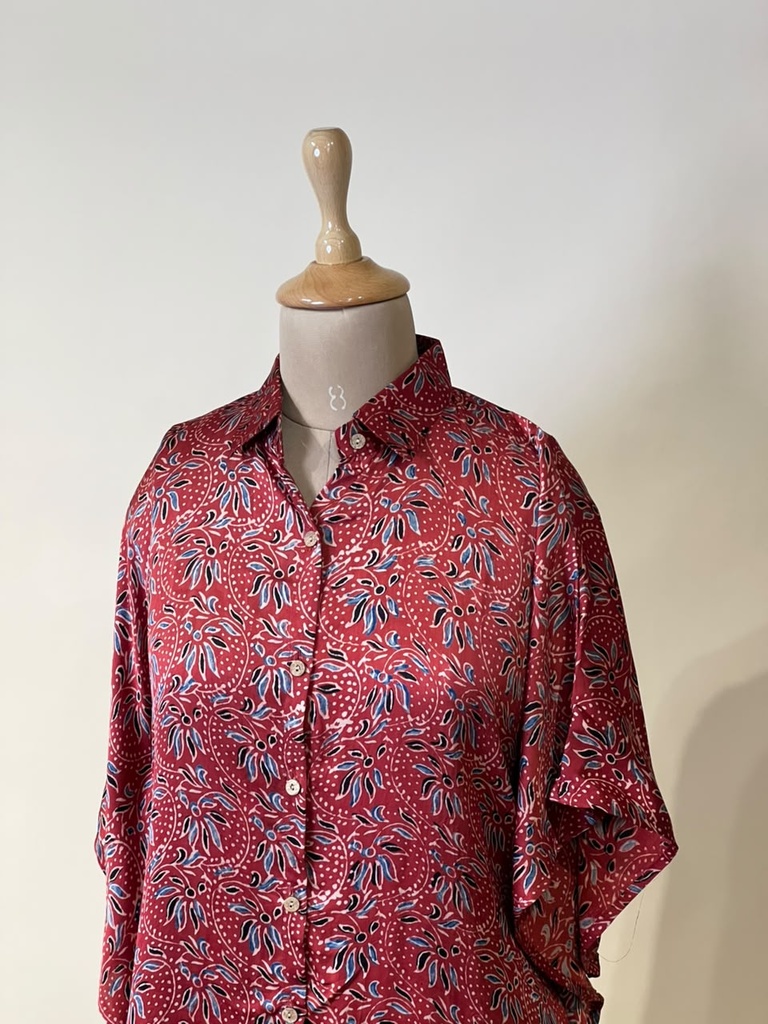 Ajrakh Modal Shirt Kaftans 5015
