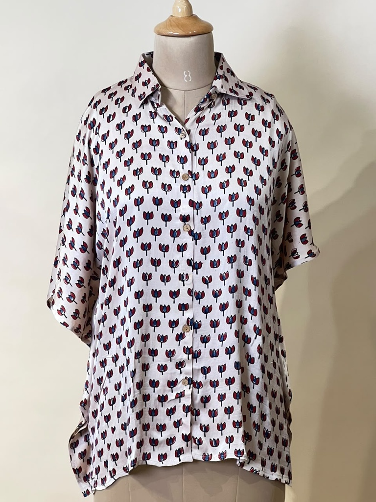 Ajrakh Modal Shirt Kaftans 5015