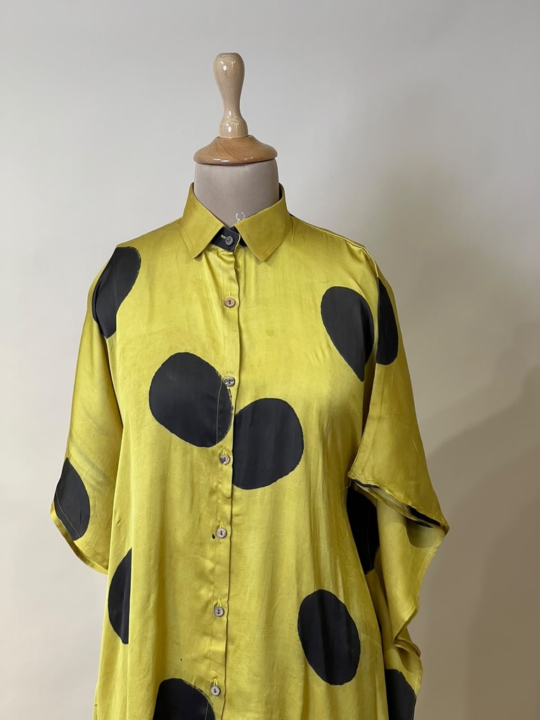 Ajrakh Modal Shirt Kaftans 5015 BLACK 1