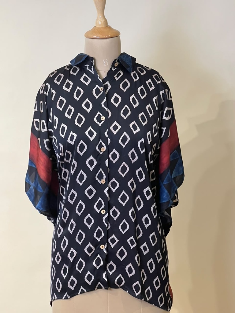 Ajrakh Modal Shirt Kaftans 5015