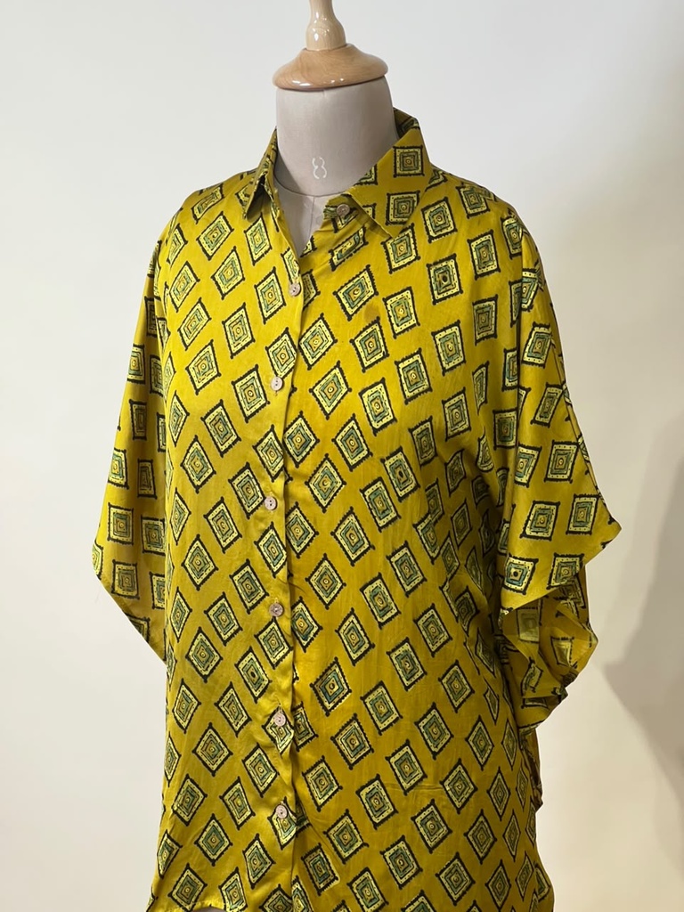 Ajrakh Modal Shirt Kaftans 5015