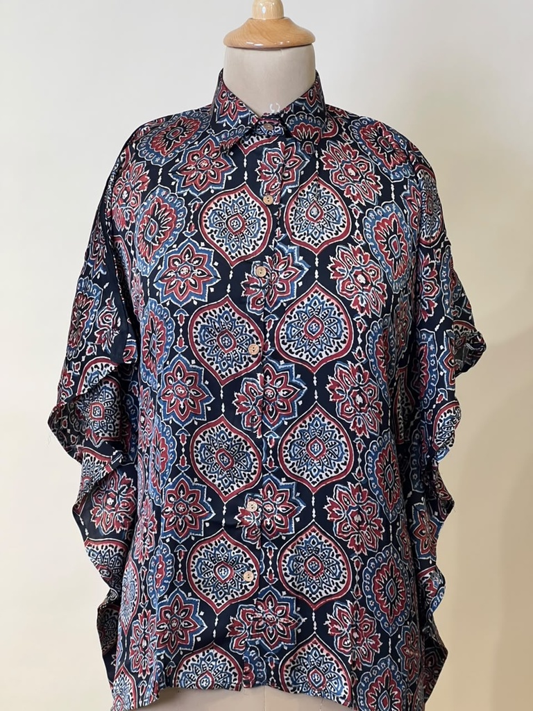 Ajrakh Modal Shirt Kaftans 5015