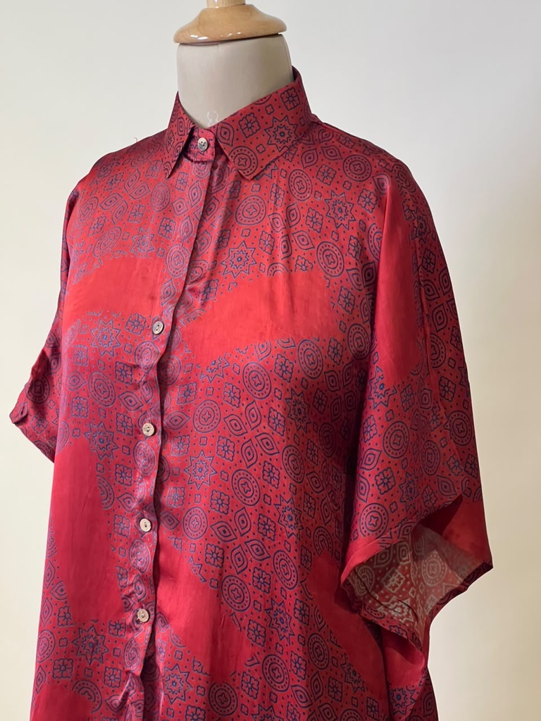 Ajrakh Modal Shirt Kaftans 5015