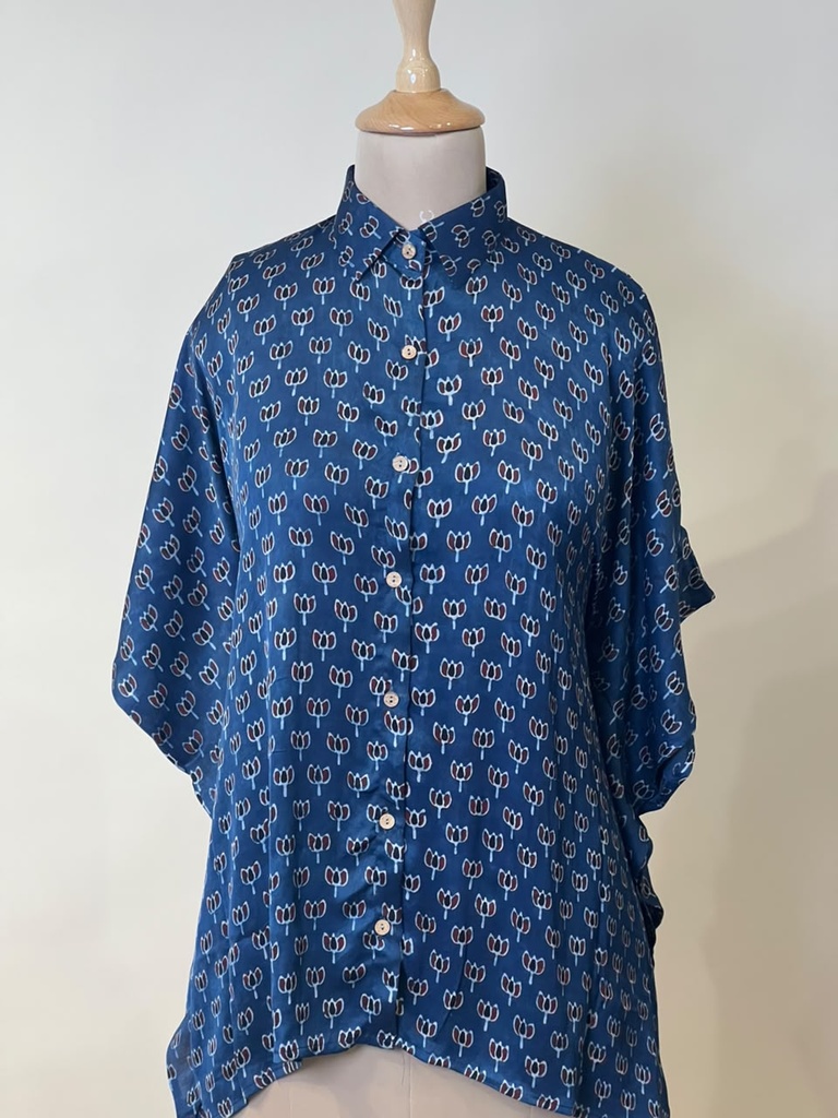 Ajrakh Modal Shirt Kaftans 5015