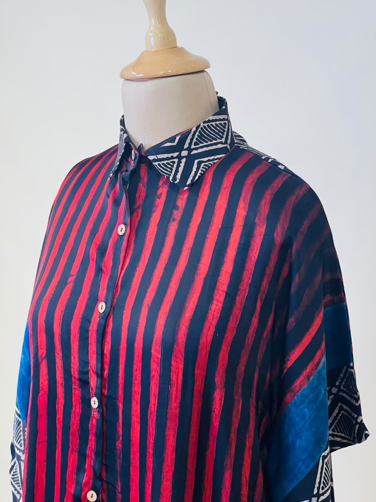 Ajrakh Modal Shirt Kaftans 5015