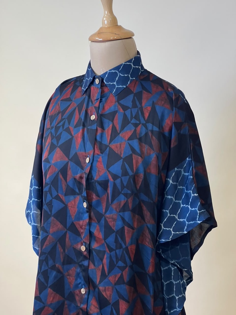 Ajrakh Modal Shirt Kaftans 5015