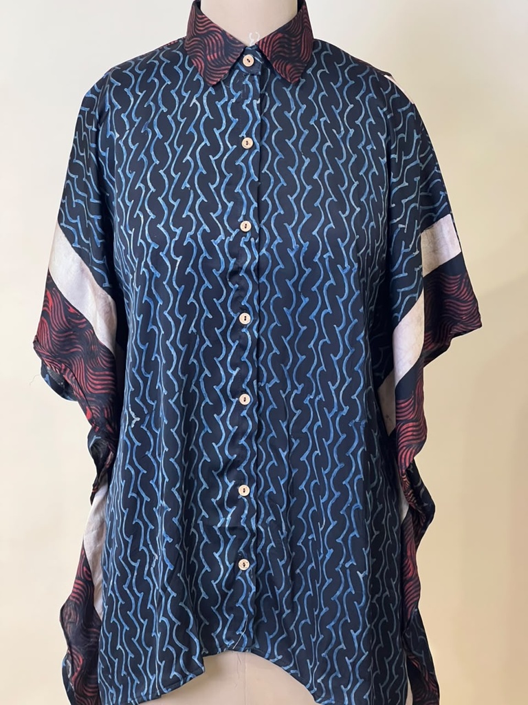 Ajrakh Modal Shirt Kaftans 5015