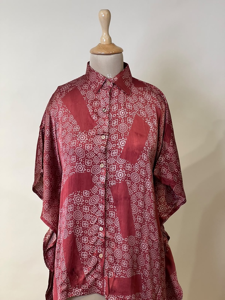 Ajrakh Modal Shirt Kaftans 5015