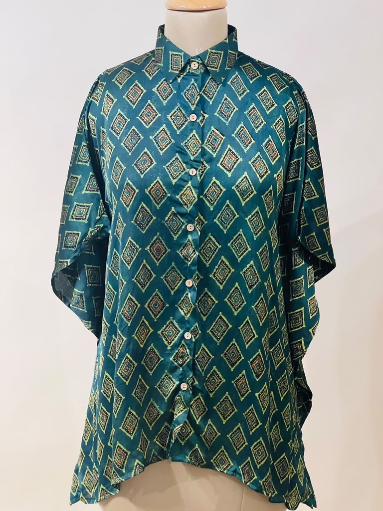 Ajrakh Modal Shirt Kaftans 5015