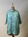 Batik Printed Modal Mens Shirt 5049 GREEN 1