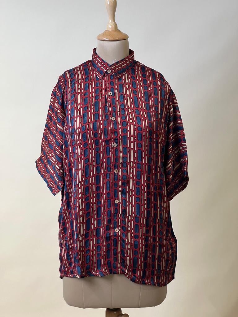 Ajrakh Modal Mens Shirt 5049