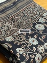 Ajrakh Maheshwari Silk Sarees 5028