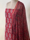 Kota Dupatta Ajrakh Suit 5025 RED