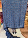 Ajrakh Mirror Saree 5036