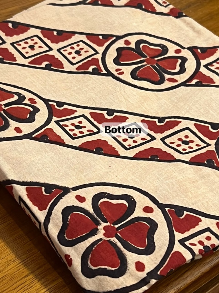 Kota Dupatta Ajrakh Suit 5025 BEIGE