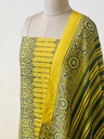 Premium Ajrakh Cotton Suit 5025 YELLOW 1