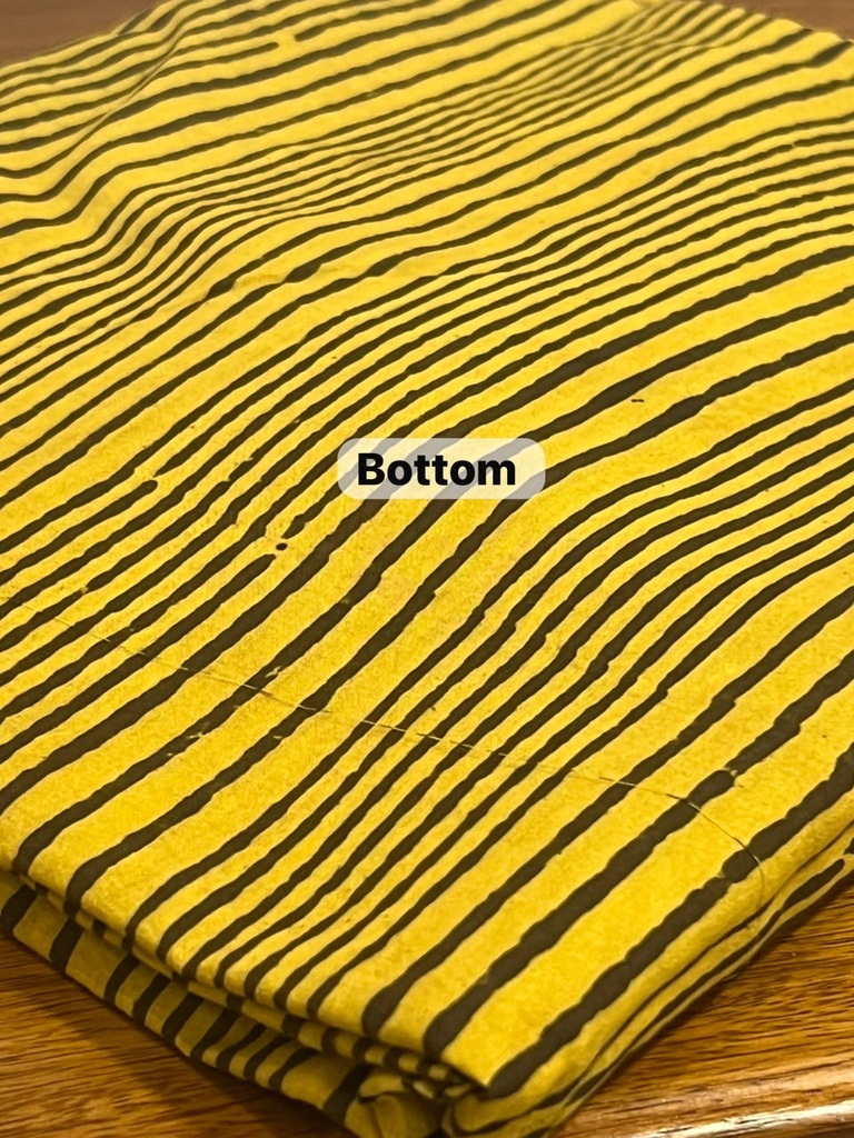 Premium Ajrakh Cotton Suit 5025 YELLOW 1